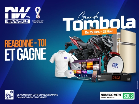 A quelques semaines du Mondial 2022 : New World TV offre de nombreux Cadeaux...
