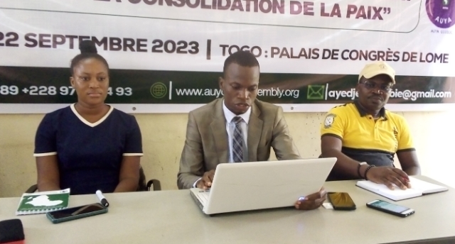 Le Togo abrite du 18 au 22 septembre prochain la première session extraordinaire générale de l'Assemblée de la jeunesse de l'Union Africaine